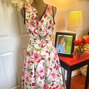 Vintage Style Wrap Dress